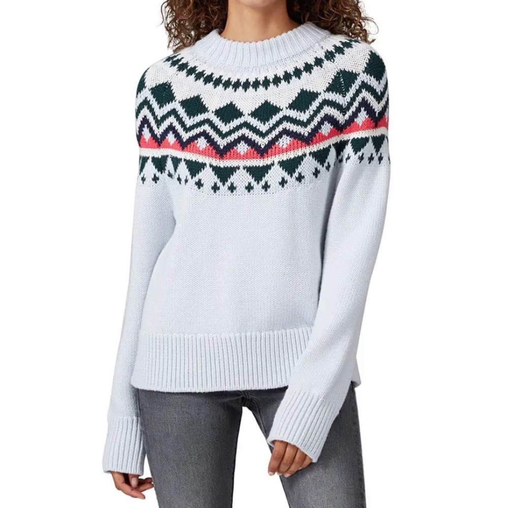 Tory Burch Fair Isle Merino Wool Sweater